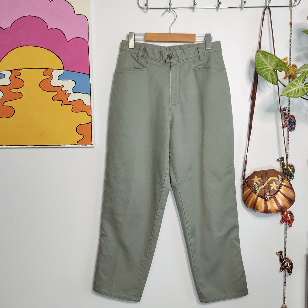 Vintage 80s Green Mom Jeans - Picture 6 of 10